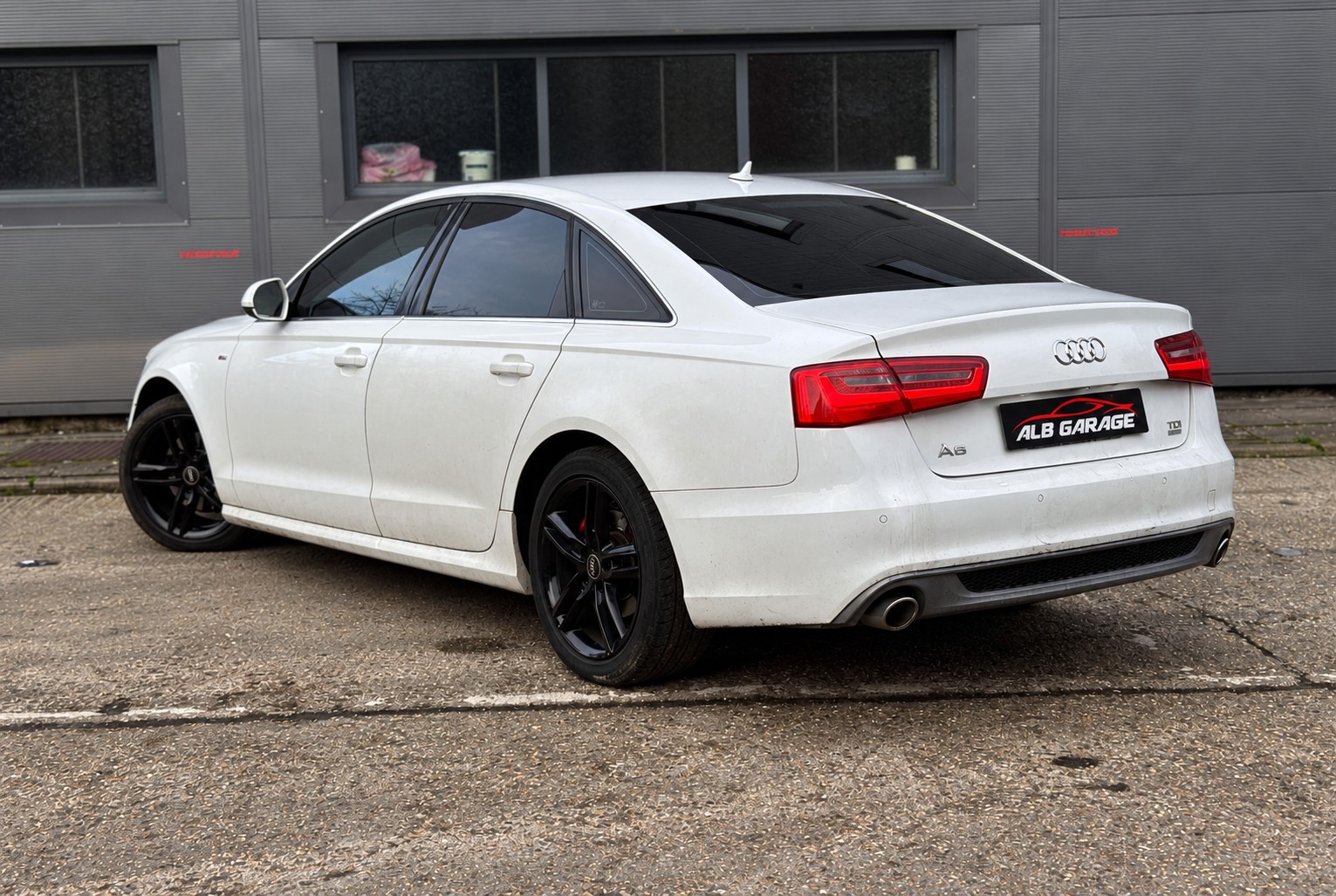 Rear three-quarter view
