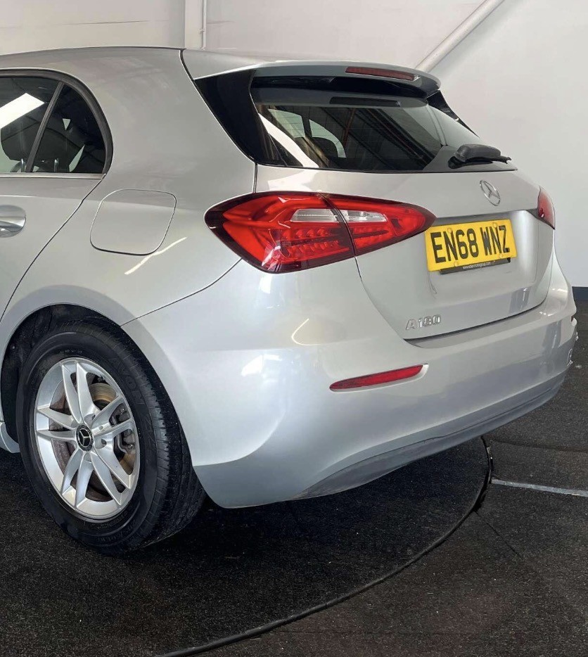 Rear three-quarter view