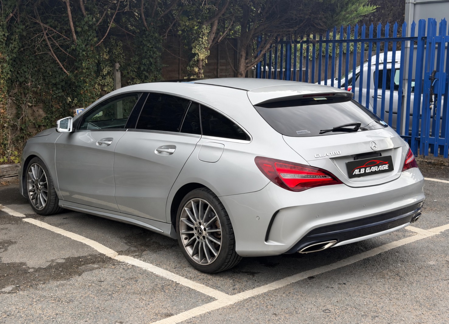 Rear three-quarter view