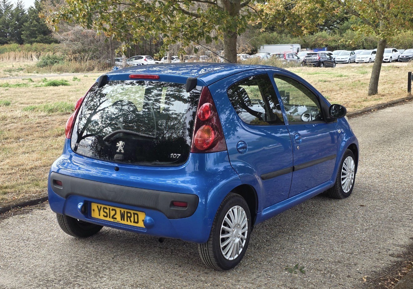 Rear three-quarter view