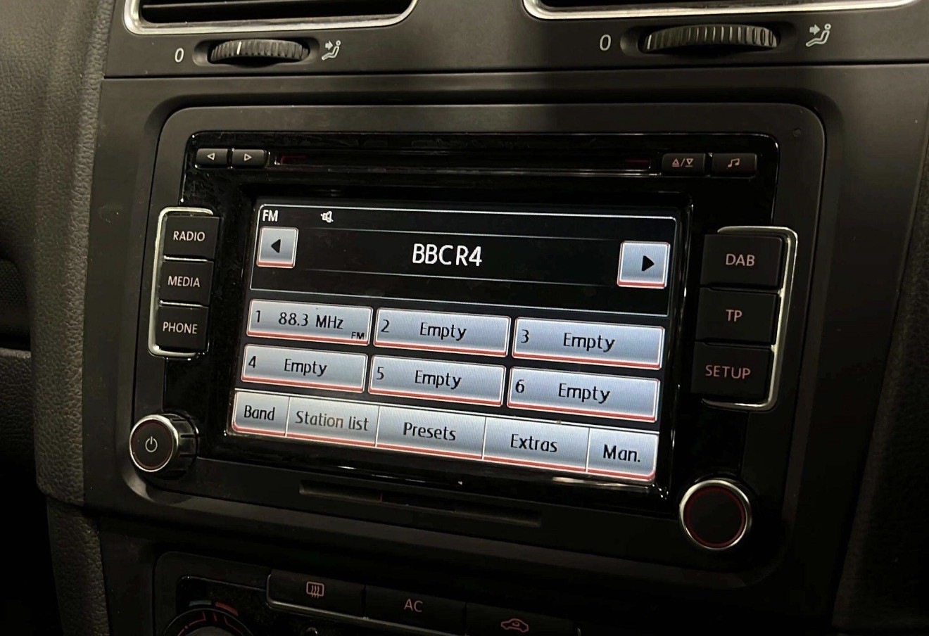 Radio and centre console